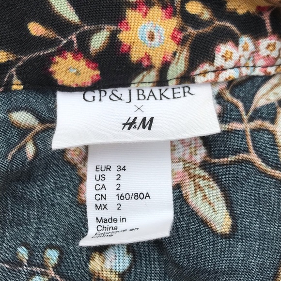 GP&J Baker for H&M Floral Bird Nature Print Dress - Picture 6 of 6